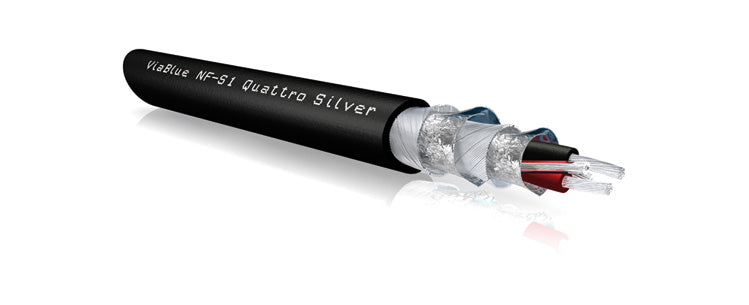 VIABLUE NF-S1 Silver Quattro XLR kablar